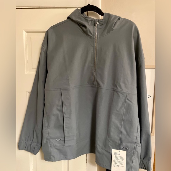Lululemon Men’s Half Zip Twill Anorak Rain Jacket - Brand New with Tags, XL - Picture 2 of 13